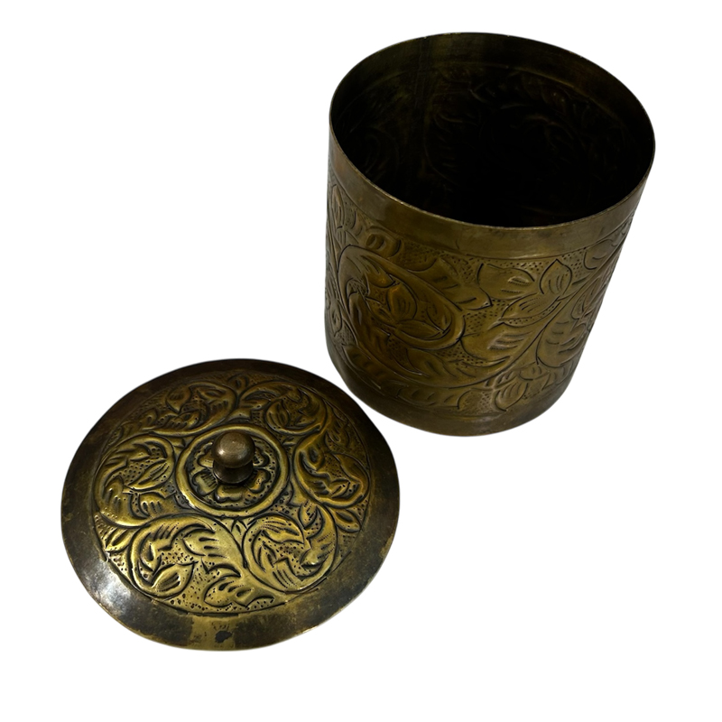 Brass Antique Storage Box Handmade(Embossed) - Agroshoppy