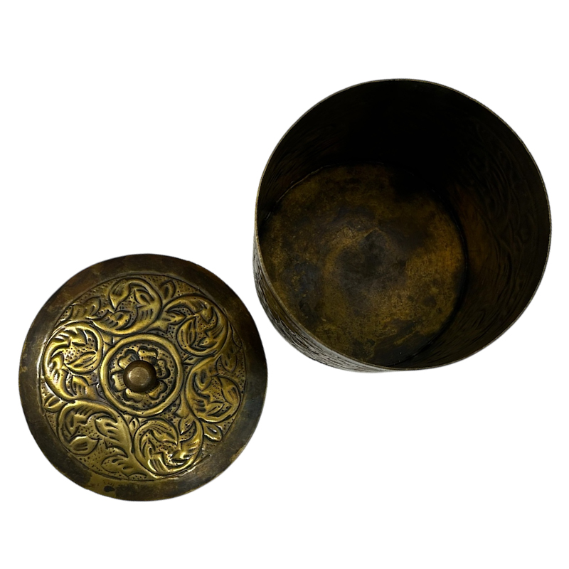 Brass Antique Storage Box Handmade(Embossed) - Agroshoppy