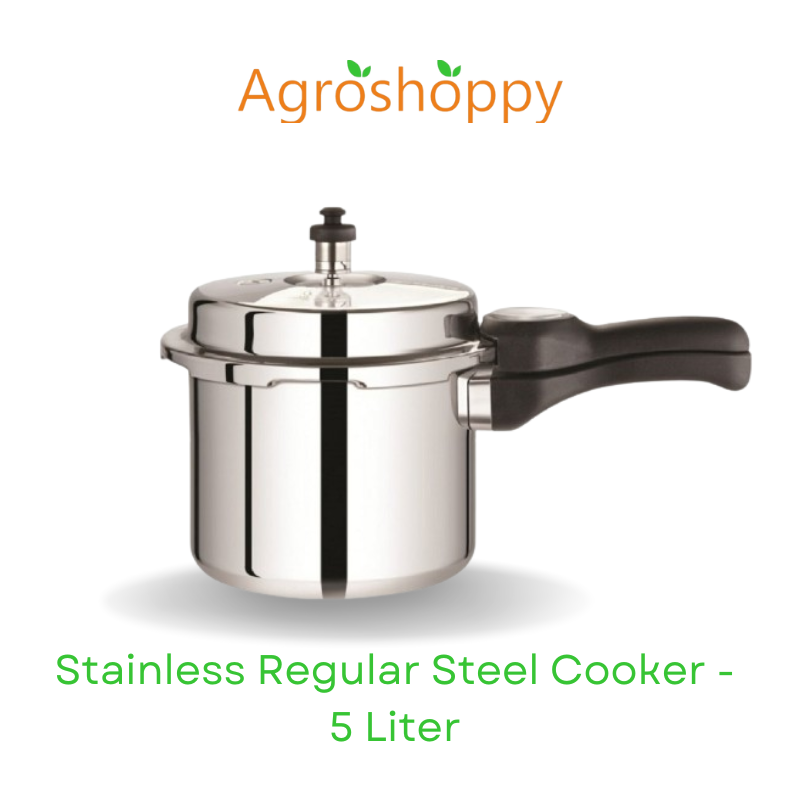 Stainless Steel Regular 5 LTR Cooker and 3LTR SS Handi Cooker - FSO2