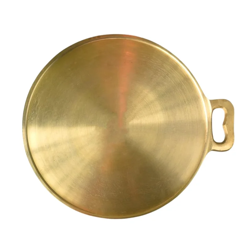 Premium Bronze Dosa Tawa 12 Inch – Handmade Natural Non-Stick Cookware