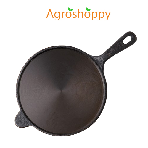 Cast Iron Long Handle Tawa 10 Inch