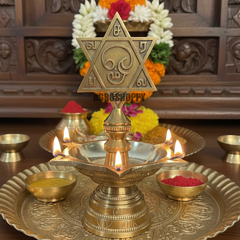 Saravana Bhava Heavy Diya - 6 Wick